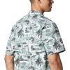 Columbia Men’s Super Tamiami Long Sleeve Shirt(Pond Polynesian Print)