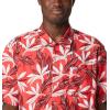 Columbia Men’s Super Tamiami Long Sleeve Shirt(Red Hibiscus Tuna Paradise Print)