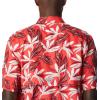 Columbia Men’s Super Tamiami Long Sleeve Shirt(Red Hibiscus Tuna Paradise Print)