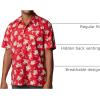 Columbia Men’s Super Tamiami Long Sleeve Shirt(Red Spark Lite Me Up Print)