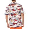 Columbia Men’s Super Tamiami Long Sleeve Shirt(Red Spark Marina Vacation Print)