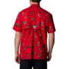 Columbia Men’s Super Tamiami Long Sleeve Shirt(Red Spark Reel Joy Print)