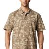 Columbia Men’s Super Tamiami Long Sleeve Shirt(Sage Freshwater Roots Print)