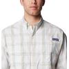 Columbia Men’s Super Tamiami Long Sleeve Shirt(Smokey Sage All Over Gingham)