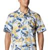 Columbia Men’s Super Tamiami Long Sleeve Shirt(Sunlit Offshore Archive Print)