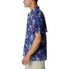 Columbia Men’s Super Tamiami Long Sleeve Shirt(Violet Sea Punked Fish)