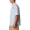 Columbia Men’s Super Tamiami Long Sleeve Shirt(Vivid Blue Multi Gingham)