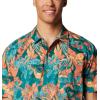 Columbia Men’s Super Tamiami Long Sleeve Shirt(Waterfall Paddledia)