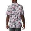 Columbia Men’s Super Tamiami Long Sleeve Shirt(White Fireworks Fish Print)