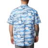 Columbia Men’s Super Tamiami Long Sleeve Shirt(White Flatout Print)