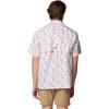 Columbia Men’s Super Tamiami Long Sleeve Shirt(White Fly Pride)