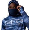 Columbia Mens Super Terminal Tackle Vent Hoodie(Collegiate Navy Obsidian)