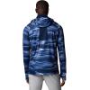 Columbia Mens Super Terminal Tackle Vent Hoodie(Collegiate Navy Obsidian)