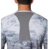 Columbia Mens Super Terminal Tackle Vent Long Sleeve(Black Pfg Camo Gradient)