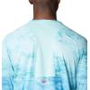 Columbia Mens Super Terminal Tackle Vent Long Sleeve(Gulf Stream Pfg Camo Gradient)