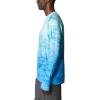 Columbia Mens Super Terminal Tackle Vent Long Sleeve(Gulf Stream Pfg Camo Gradient)