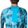 Columbia Mens Super Terminal Tackle Vent Long Sleeve(Ocean Blue Deepwaters Camo)