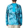 Columbia Mens Super Terminal Tackle Vent Long Sleeve(Ocean Blue Deepwaters Camo)