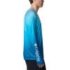 Columbia Mens Super Terminal Tackle Vent Long Sleeve(Ocean Blue Terminal Techcamo)
