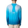 Columbia Mens Super Terminal Tackle Vent Long Sleeve(Ocean Blue Terminal Techcamo)