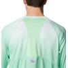 Columbia Mens Super Terminal Tackle Vent Long Sleeve(Ocean Mint Terminal Techcamo)
