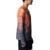 Columbia Mens Super Terminal Tackle Vent Long Sleeve(Orange Blast Pfg Camo Gradient)