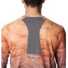 Columbia Mens Super Terminal Tackle Vent Long Sleeve(Orange Blast Pfg Camo Gradient)