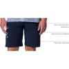Columbia Mens Terminal Tackle II Short(Collegiate Navy/White)