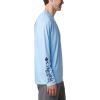 Columbia Mens Terminal Tackle PFG Fins and Stripes Long Sleeve(Sail/Fins & Stripes)