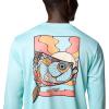 Columbia Mens Terminal Tackle PFG Fish Shine Long Sleeve(Gulf Stream/Pfg Tarpon Shine)