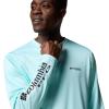 Columbia Mens Terminal Tackle PFG Fish Shine Long Sleeve(Gulf Stream/Pfg Tarpon Shine)