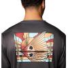 Columbia Mens Terminal Tackle PFG Fish Shine Long Sleeve(Shark/Pfg Redfish Shine)
