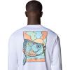 Columbia Mens Terminal Tackle PFG Fish Shine Long Sleeve(White/Pfg Tarpon Shine)