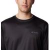 Columbia Mens Terminal Tackle PFG Fish Star Long Sleeve(Black/Graphite Marlin)