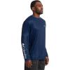 Columbia Mens Terminal Tackle PFG Fish Star Long Sleeve(Collegiate Navy/White Trout)
