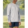 Columbia Mens Terminal Tackle PFG Fish Star Long Sleeve(Cool Grey/Coll Navy Marlin Gradient)