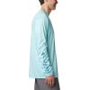 Columbia Mens Terminal Tackle PFG Fish Star Long Sleeve(Gulf Stream/Canyon Blue Marlin Gradient)