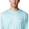Columbia Mens Terminal Tackle PFG Fish Star Long Sleeve(Gulf Stream/Canyon Blue Marlin Gradient)