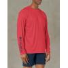 Columbia Mens Terminal Tackle PFG Fish Star Long Sleeve(Sunset Red/Collegiate Navy Marlin)