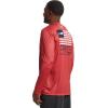 Columbia Mens Terminal Tackle PFG Fish Star Long Sleeve(Sunset Red/Collegiate Navy Marlin)