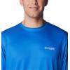 Columbia Mens Terminal Tackle PFG Fish Star Long Sleeve(Vivid Blue/Coll Navy Marlin Gradient)
