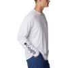 Columbia Mens Terminal Tackle PFG Fish Star Long Sleeve(White/Coll Navy Trout Gradient)