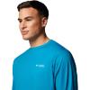 Columbia Mens Terminal Tackle PFG High Side Long Sleeve(Blue Echo/Pfg High Side Marlin)