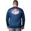 Columbia Mens Terminal Tackle PFG High Side Long Sleeve(Collegiate Navy/Pfg High Side Dorado)