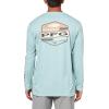 Columbia Mens Terminal Tackle PFG High Side Long Sleeve(Crushed Blue/Pfg High Side Bass)