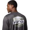 Columbia Mens Terminal Tackle PFG High Side Long Sleeve(Shark/Pfg High Side Bass)