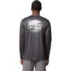 Columbia Mens Terminal Tackle PFG High Side Long Sleeve(Shark/Pfg High Side Bass)