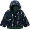 Columbia Unisex Baby Double Trouble III Jacket(Rain Forest/Collegiate Navy Dinoflauge)