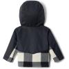 Columbia Unisex Baby Steens Mt Ii Overlay Hoodie(Chalk Check/Black)