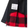 Columbia Unisex Baby Steens Mt Ii Overlay Hoodie(Mountain Red Check/Black)